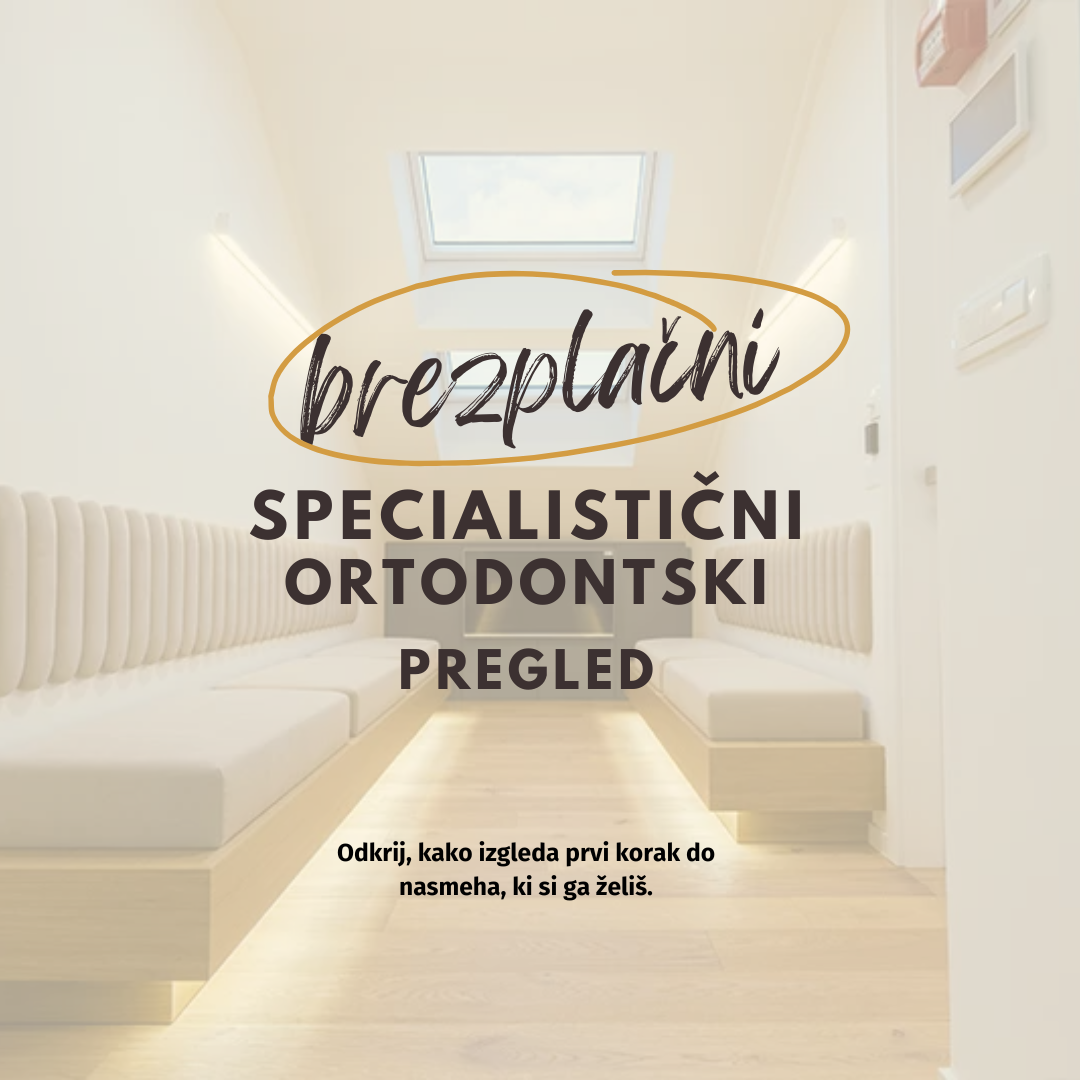 Ortodontija Ortho M Facebook ad: Brezplačni specialistični ortodontski prvi pregled