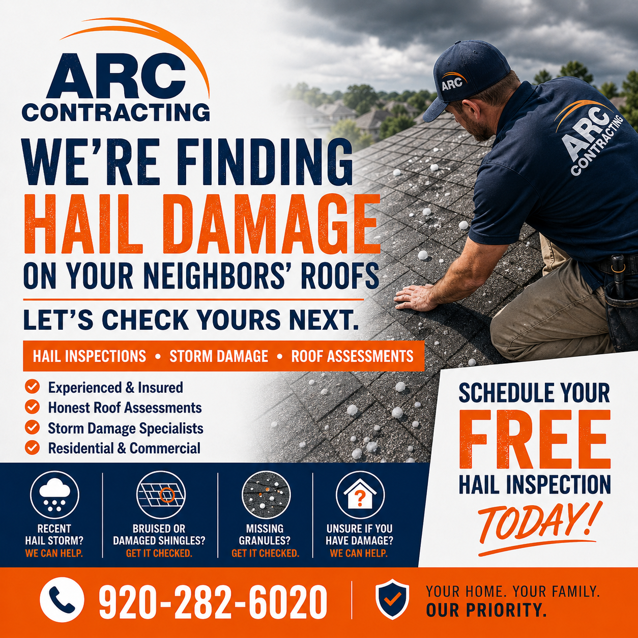 ARC Contracting Facebook ad