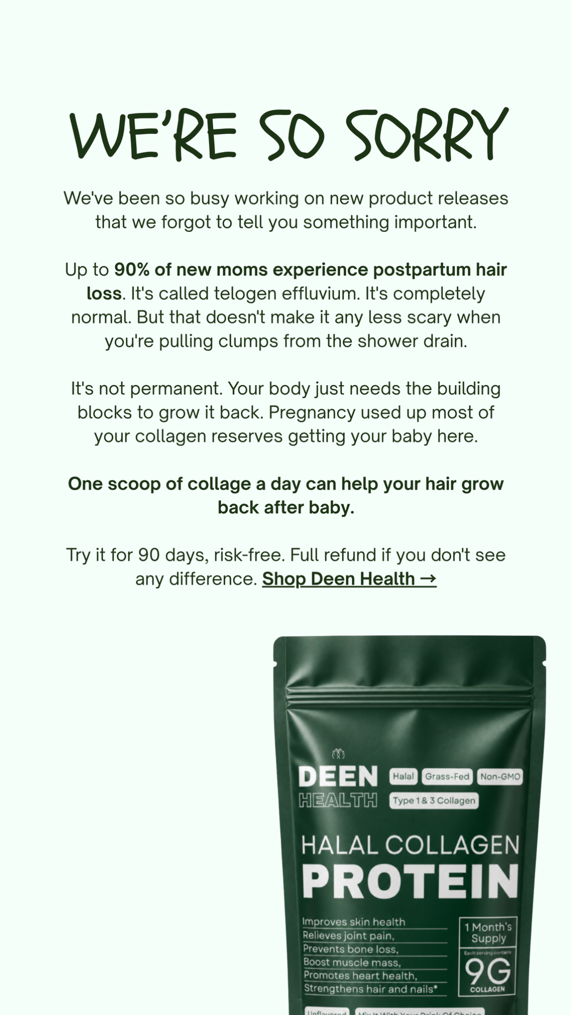 Deen Health Facebook ad