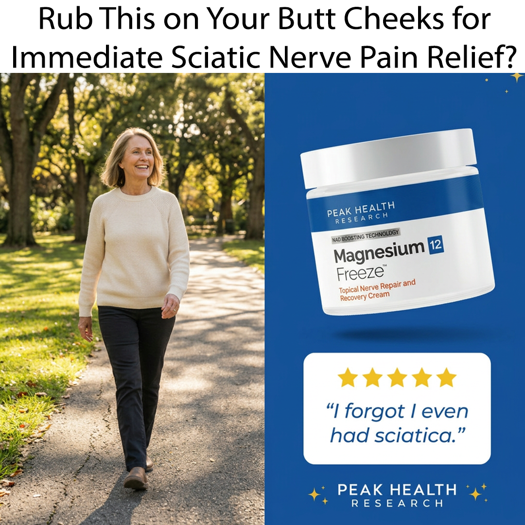 Say Goodbye to Sciatic Nerve Pain? Facebook ad: #1 mineral for immediate sciatic nerve relief? (rub tonight)