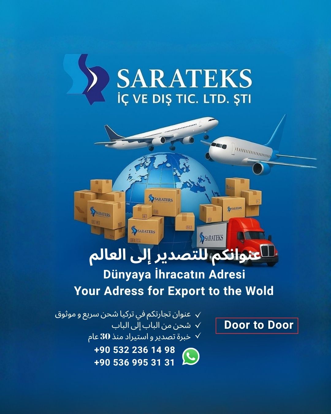 Sarateks İç ve Dış Ticaret Limited Şirketi Facebook ad