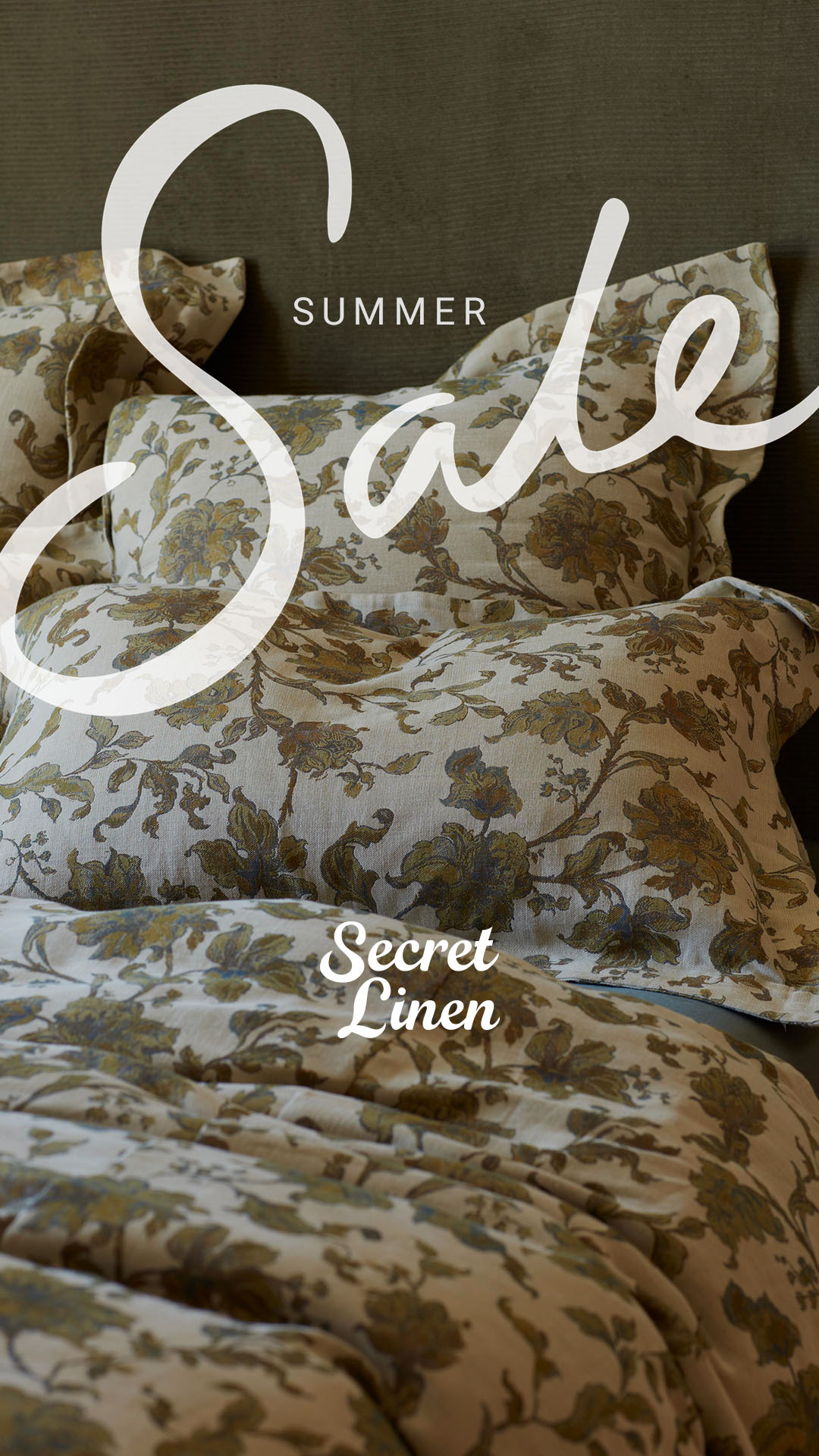 Secret Linen Store Facebook ad from Jun 26, 2026