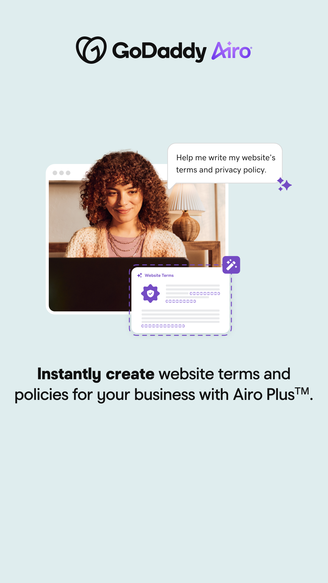 GoDaddy Facebook ad from Apr 1, 2026