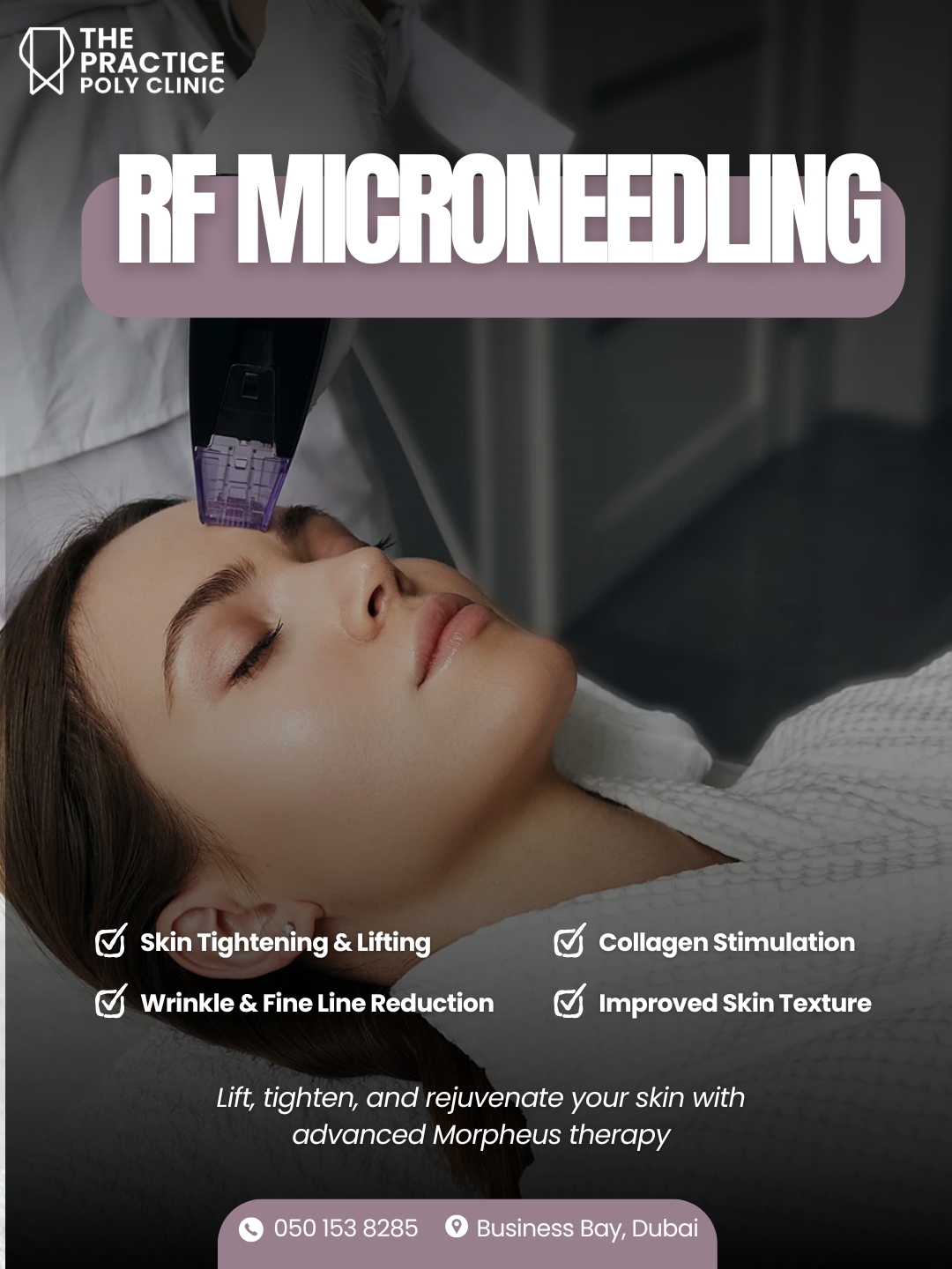 The Practice Poly Clinic Facebook ad: Smooth Skin Starts Here
