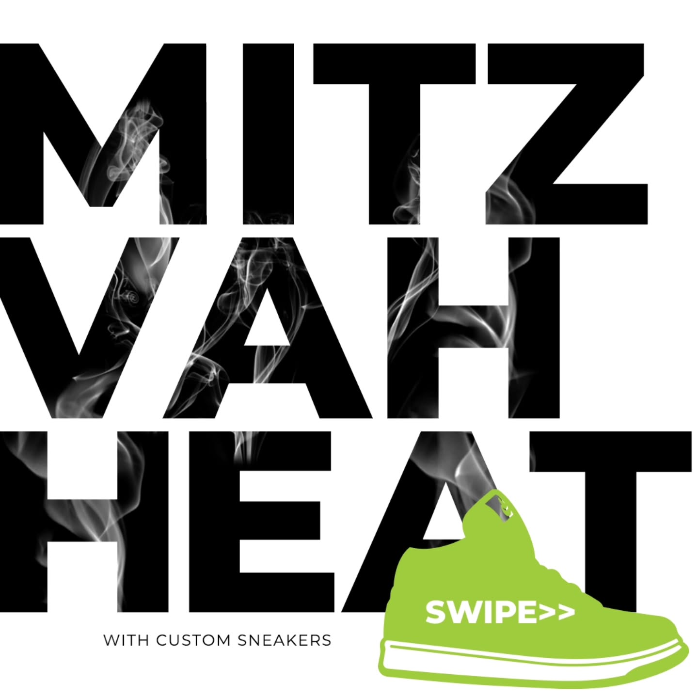 Brand Your Mitzvah Facebook ad: MAKE THEIR KICKS AS ICONIC AS THEIR PARTY
