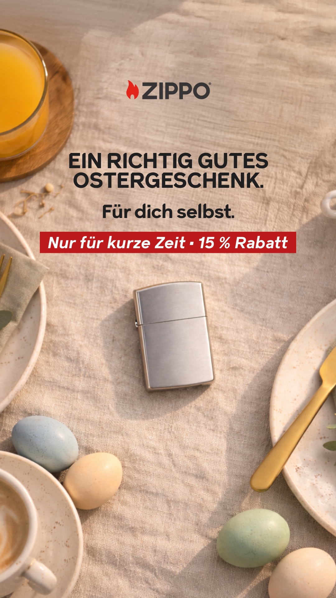 Zippo Europe Facebook ad