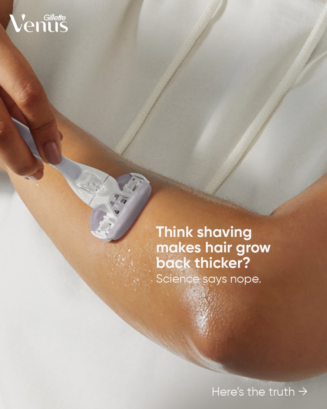 Venus Gillette India Facebook ad