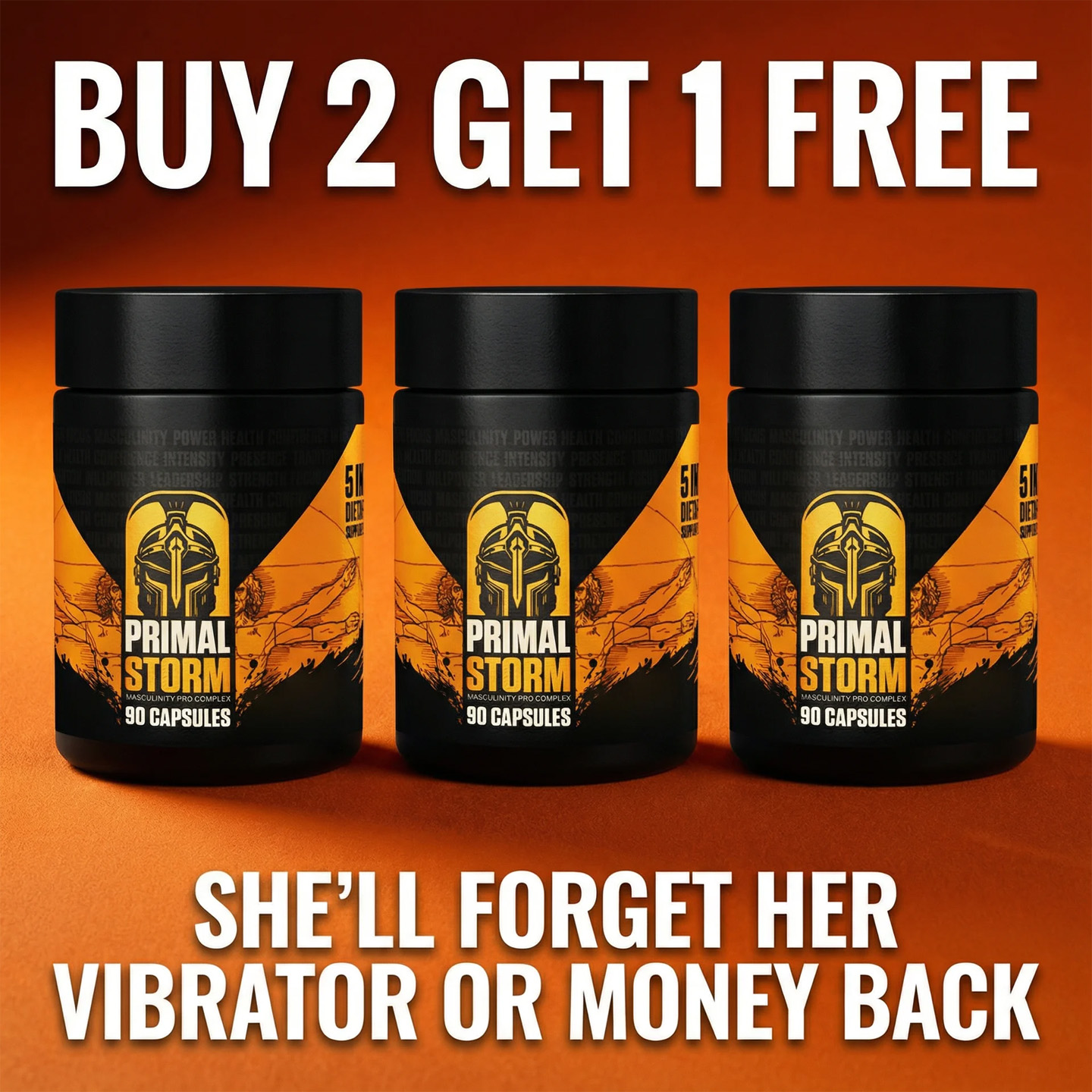 Primal Storm Supplements Facebook ad