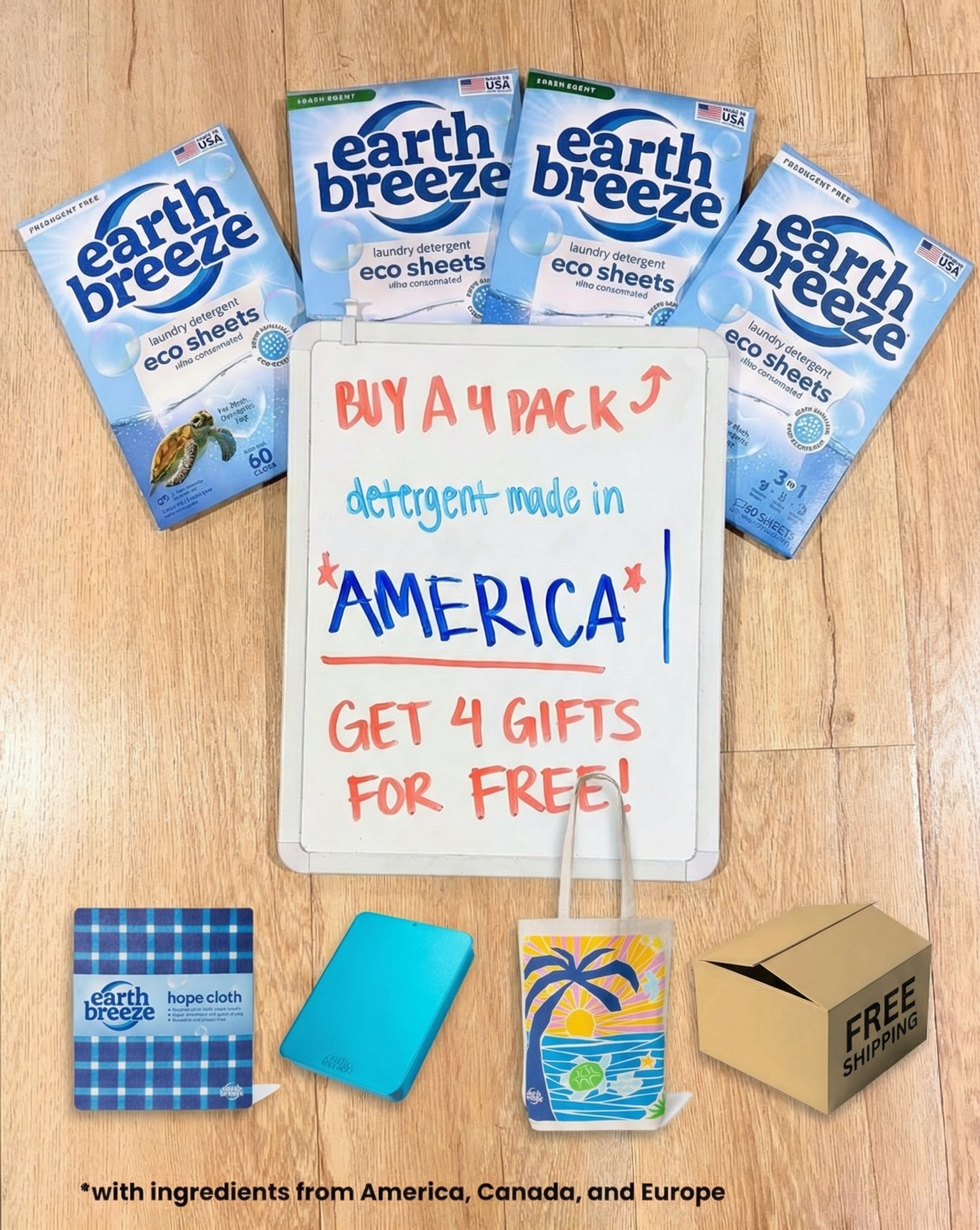 Earth Breeze Facebook ad