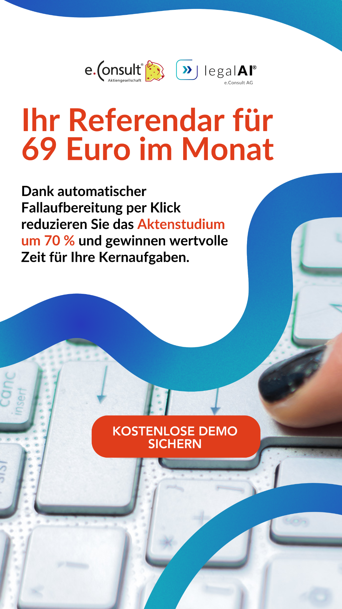 e.Consult AG Facebook ad from Apr 8, 2026