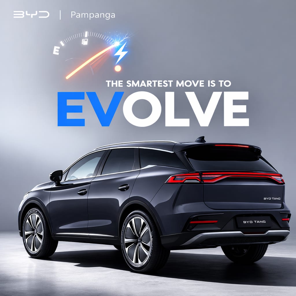 BYD Pampanga Facebook ad: Say goodbye to rising fuel costs!