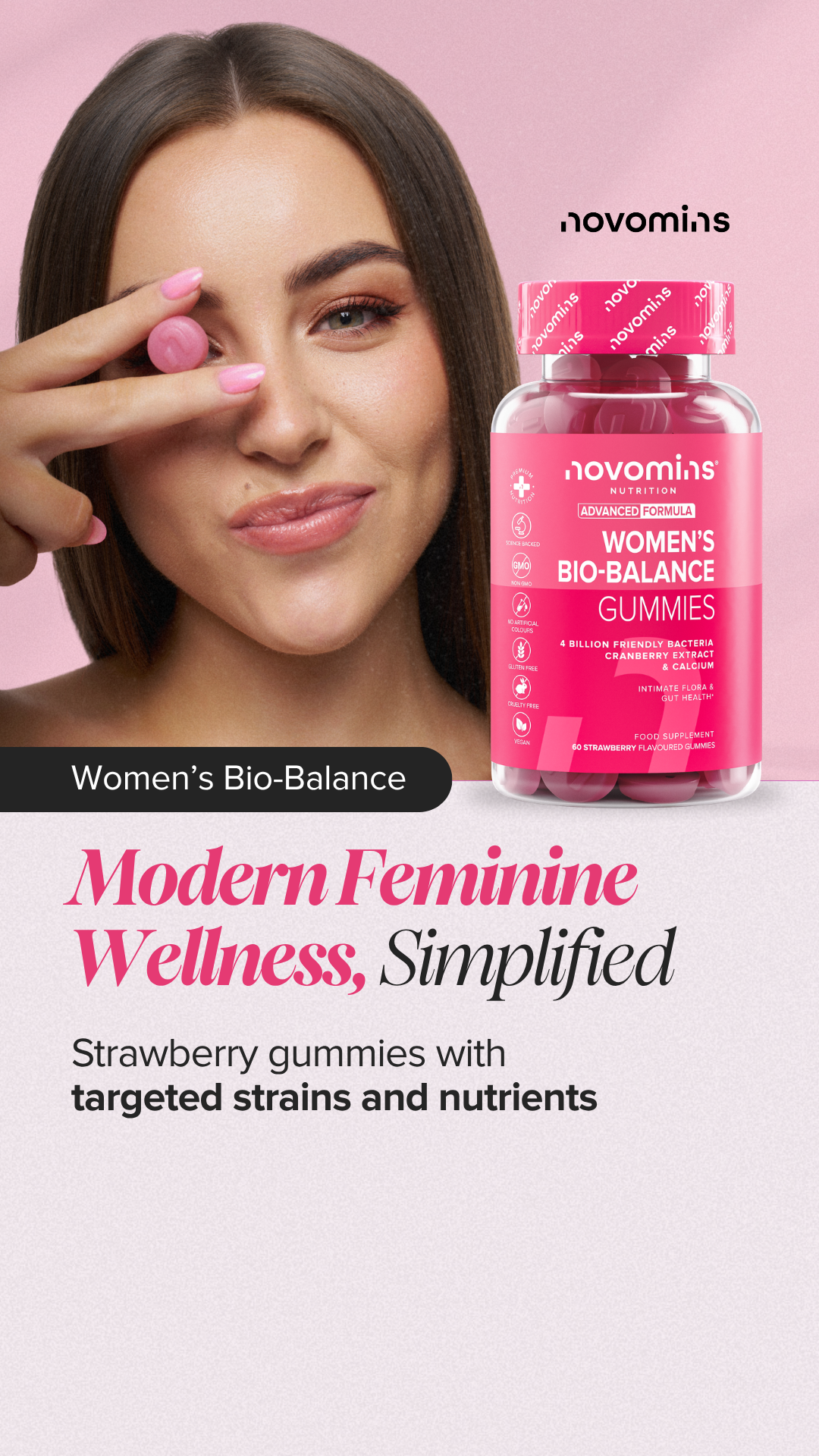 Novomins Nutrition Facebook ad