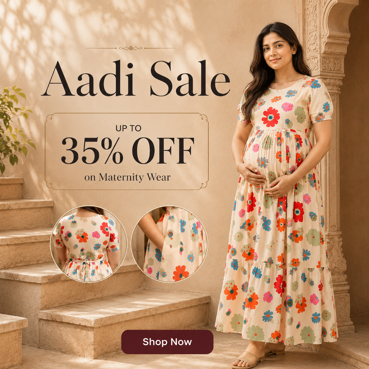 Preethiwear Facebook ad: Aadi Sale • Up to 35% OFF on the Entire Collection