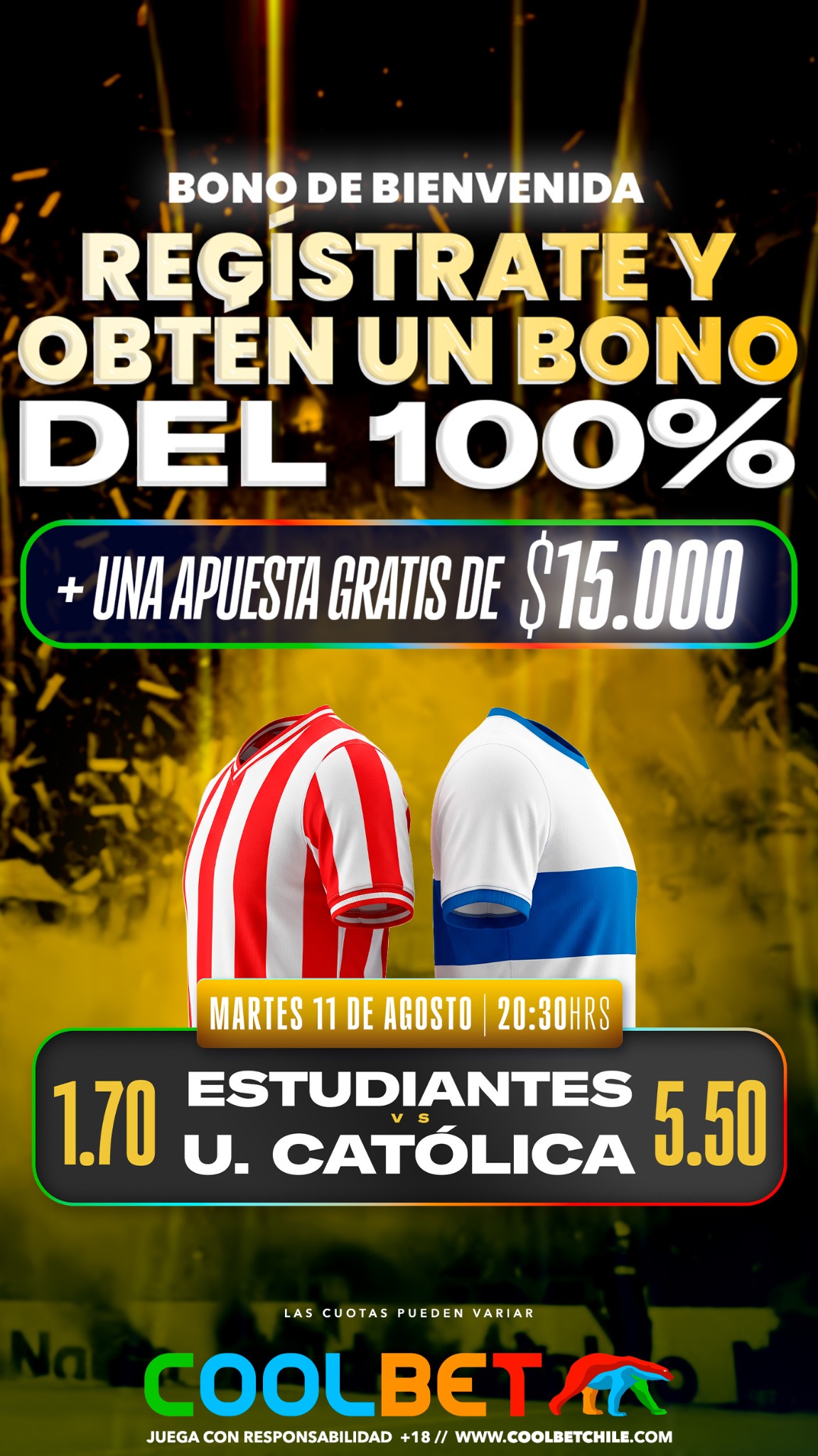 Coolbet Chile Casino Facebook ad from Jul 16, 2026
