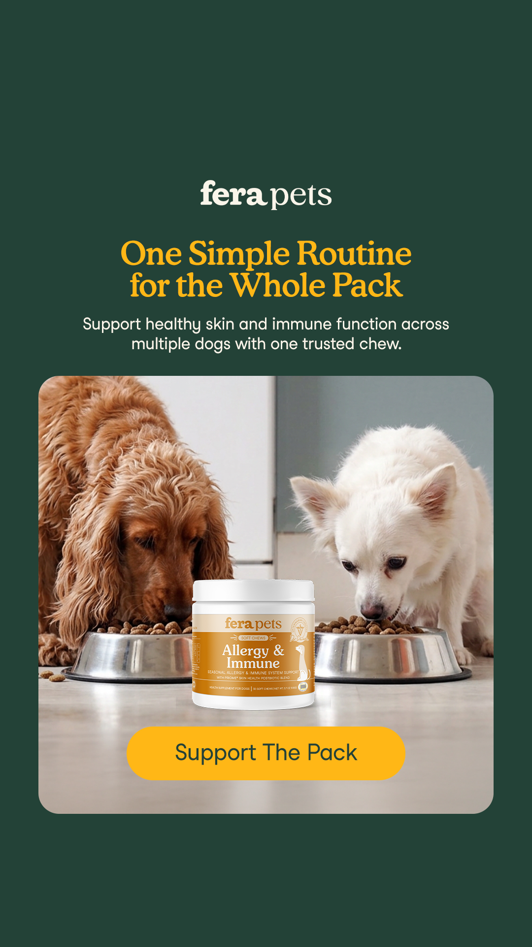 Fera Pets Facebook ad