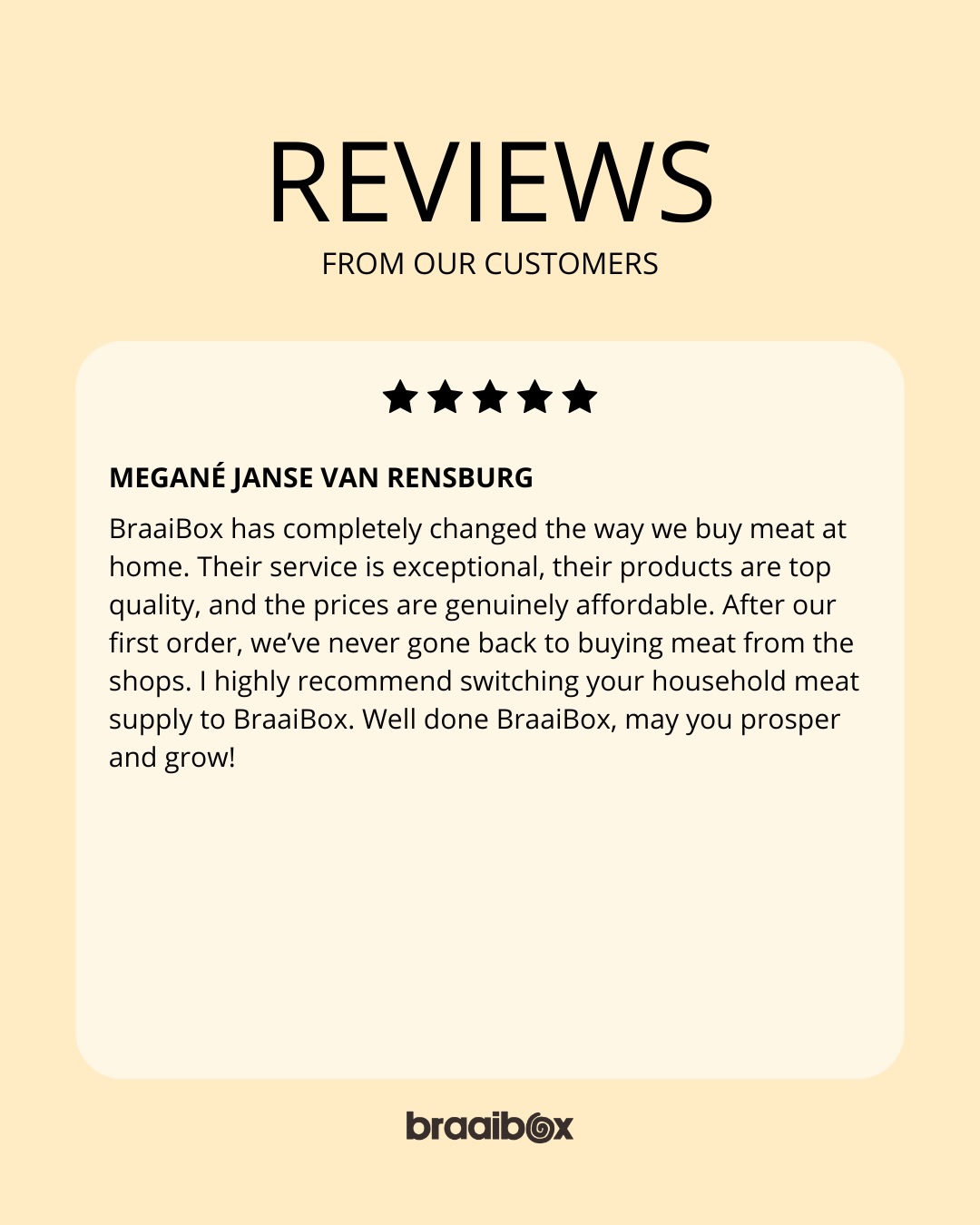 BraaiBox Facebook ad: Worried about buying meat online?