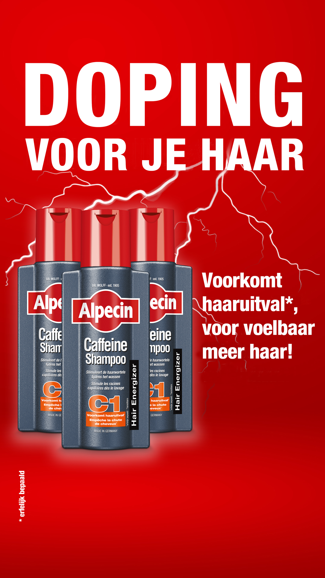 Alpecin Facebook ad