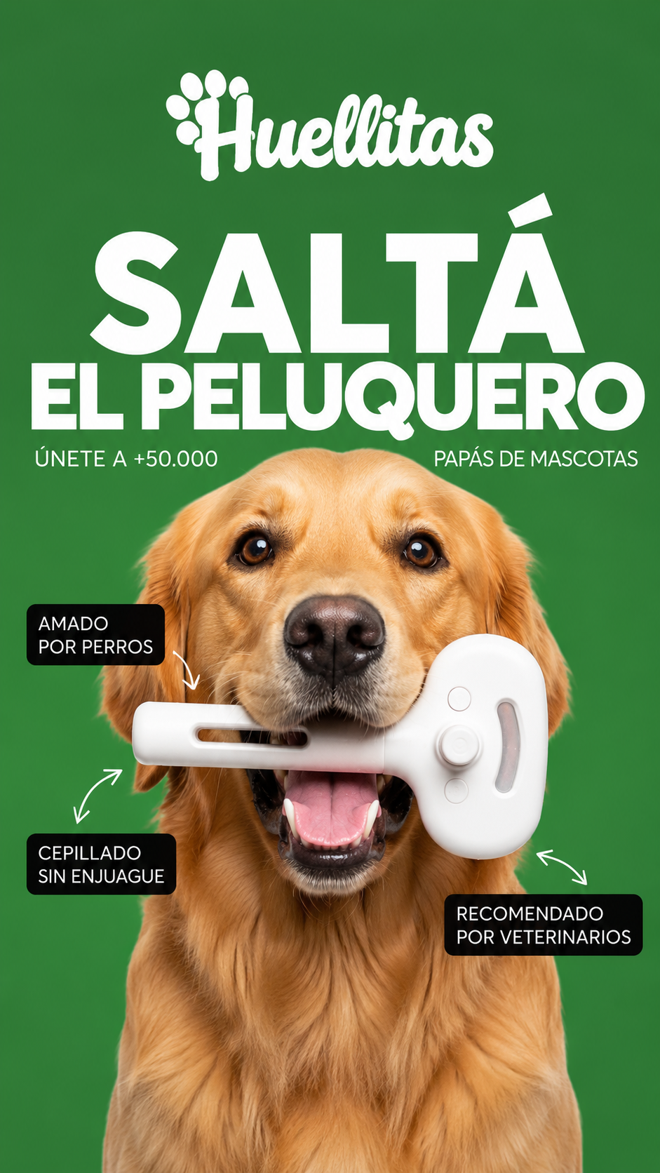 Huellitas Facebook ad from Jul 3, 2026