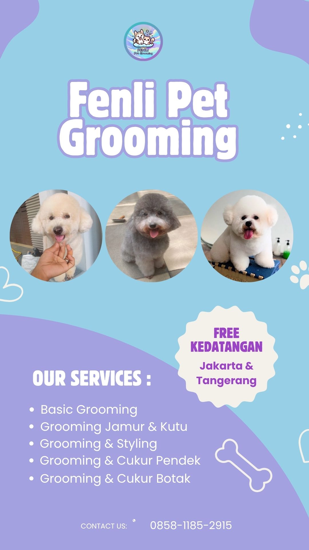 Fenli Pet Grooming Facebook ad