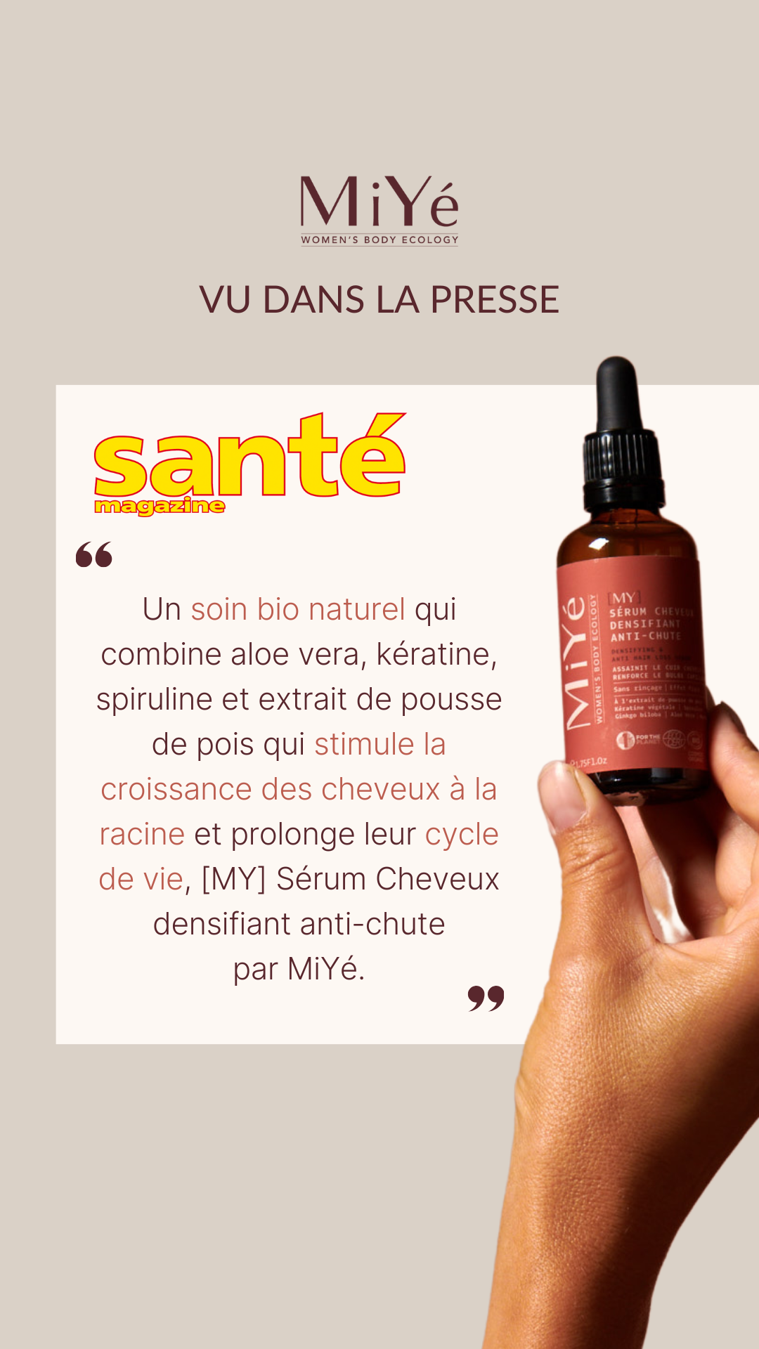 MiYé Facebook ad