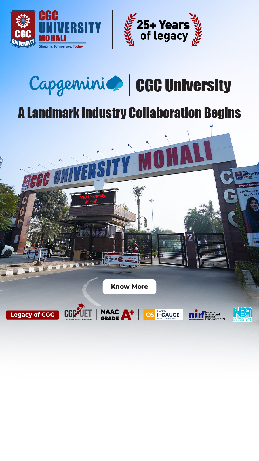 CGC University, Mohali Facebook ad