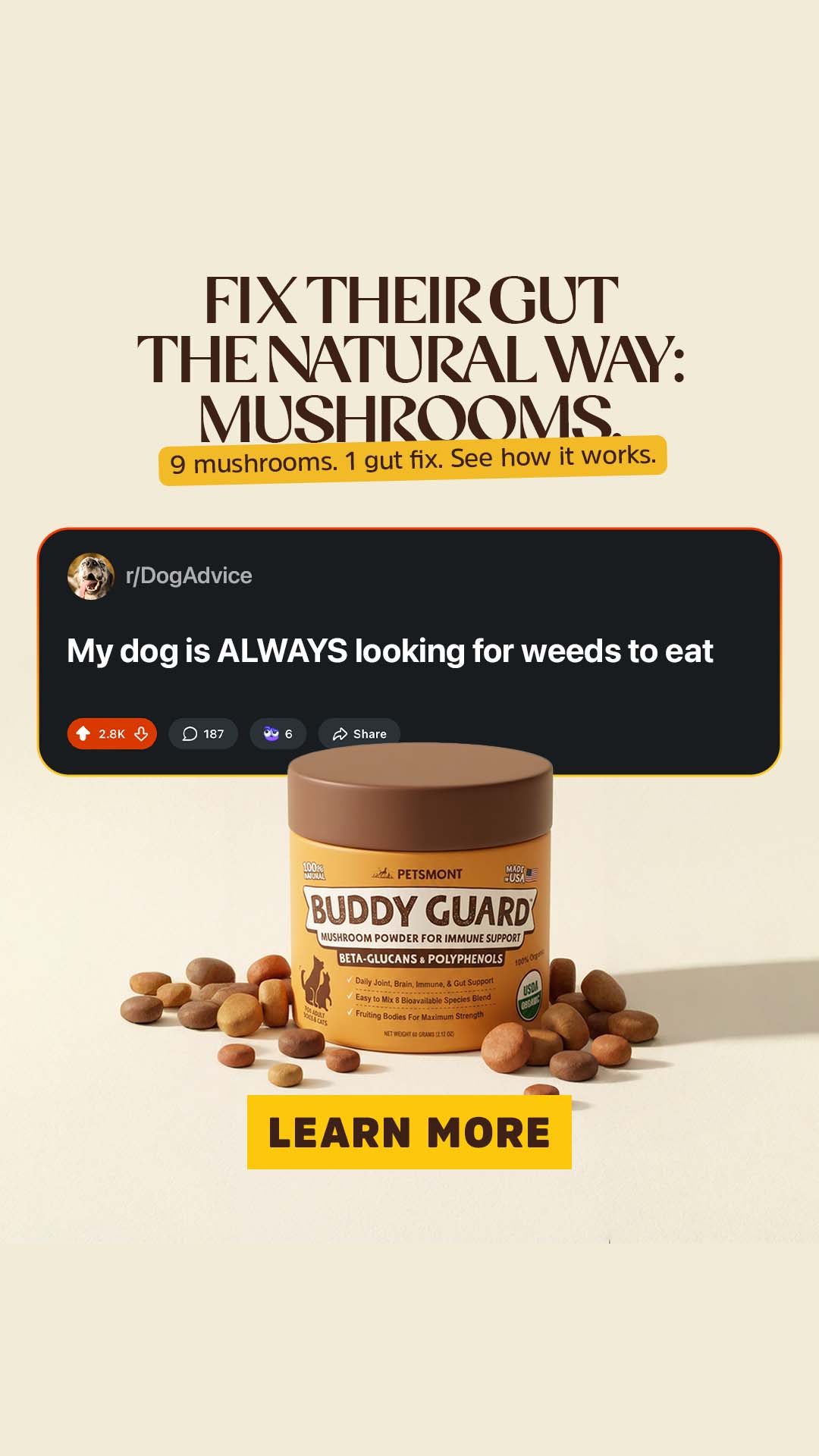 Well Pup Life Facebook ad