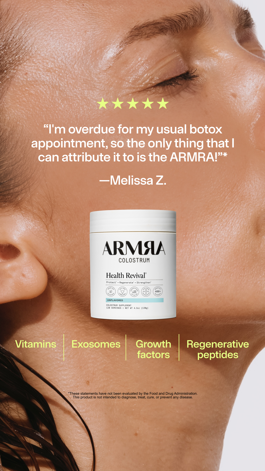 ARMRA Facebook ad