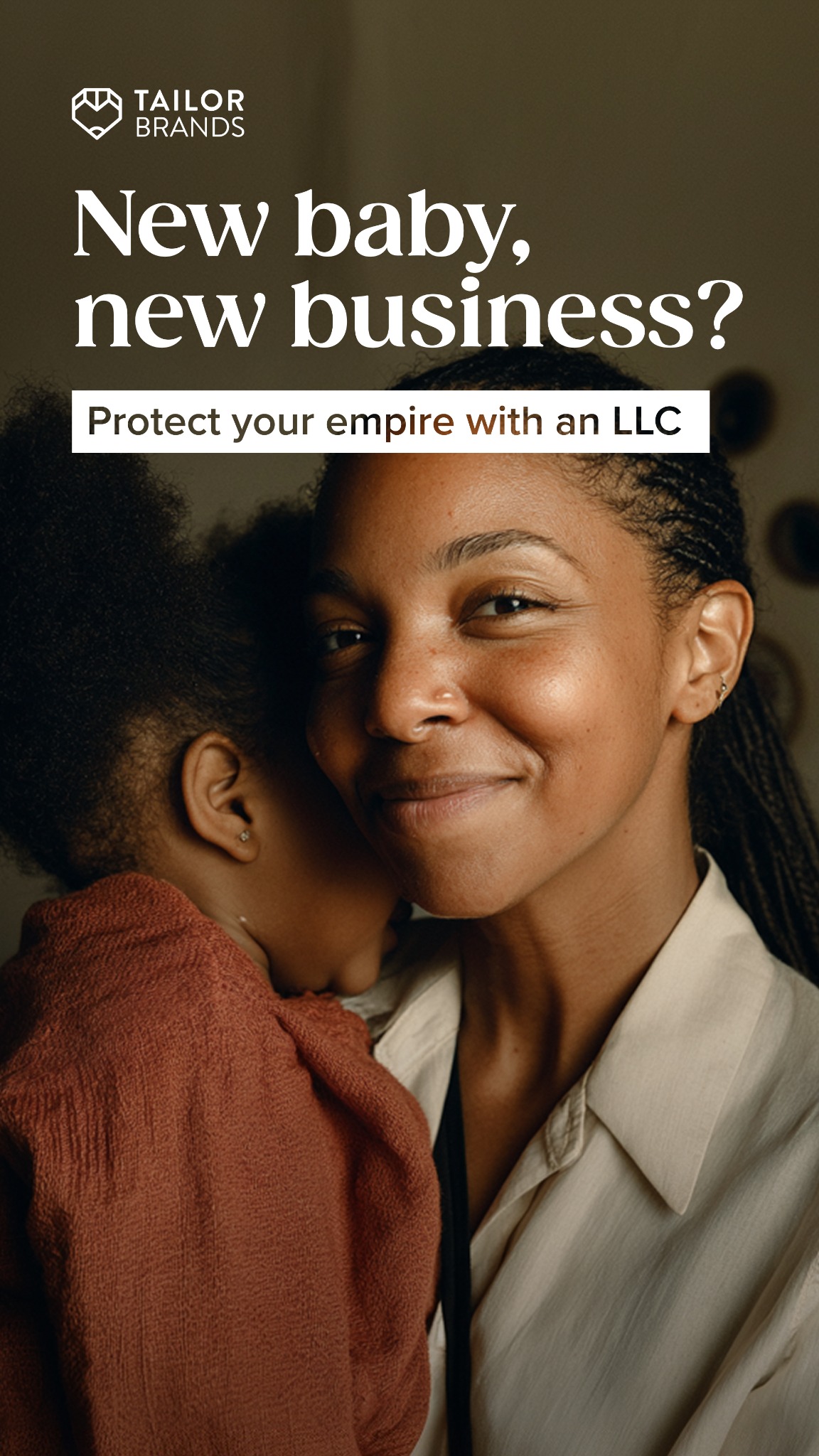 Tailor Brands Facebook ad