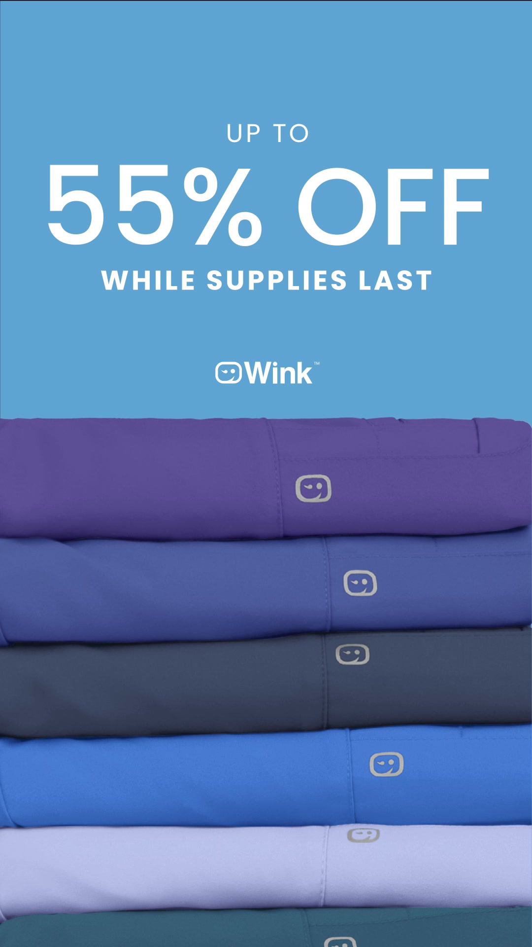 Wink Scrubs Facebook ad from Jul 7, 2026