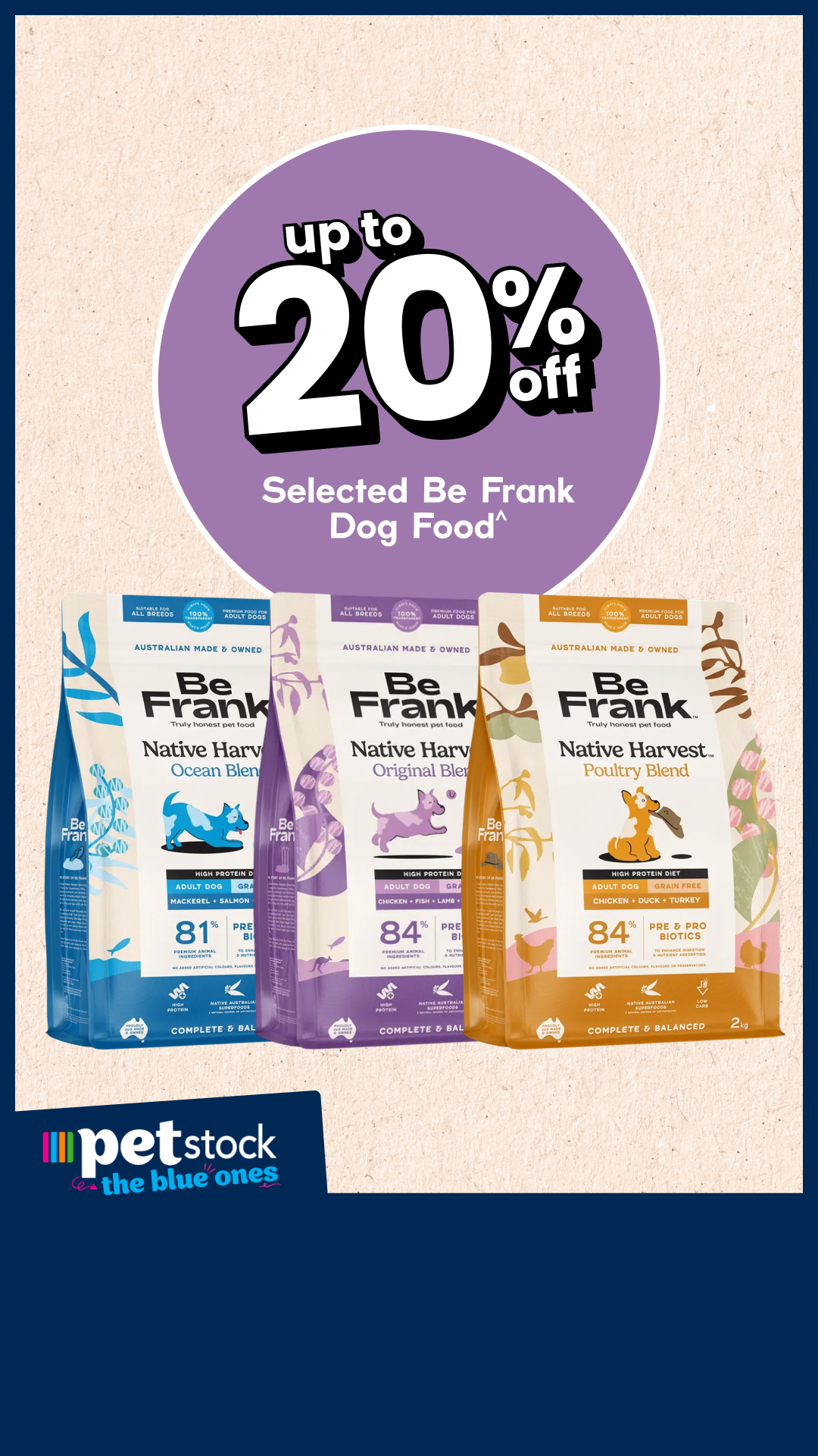 Petstock Facebook ad