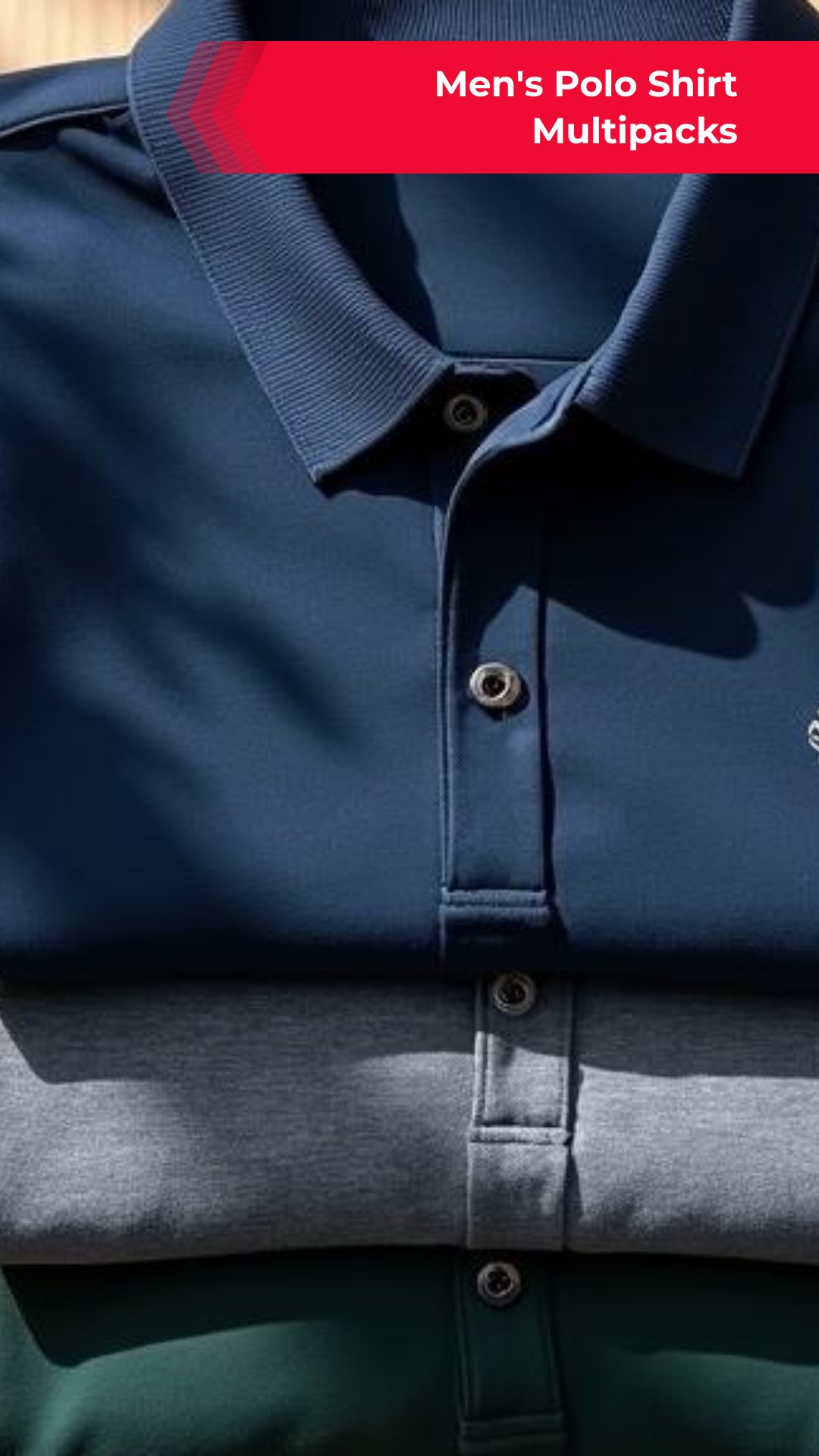 FAQInsider Pulse Facebook ad: Men's Polo Shirt Multipacks