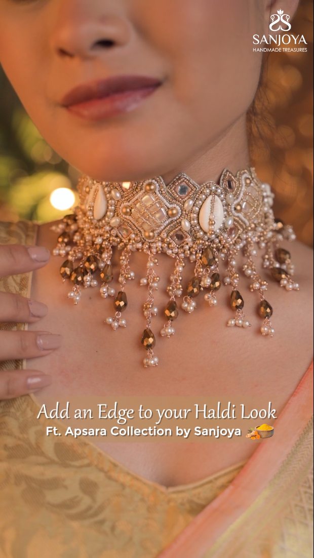 Sanjoya Facebook ad: Stand out this Haldi ceremony with pieces that…