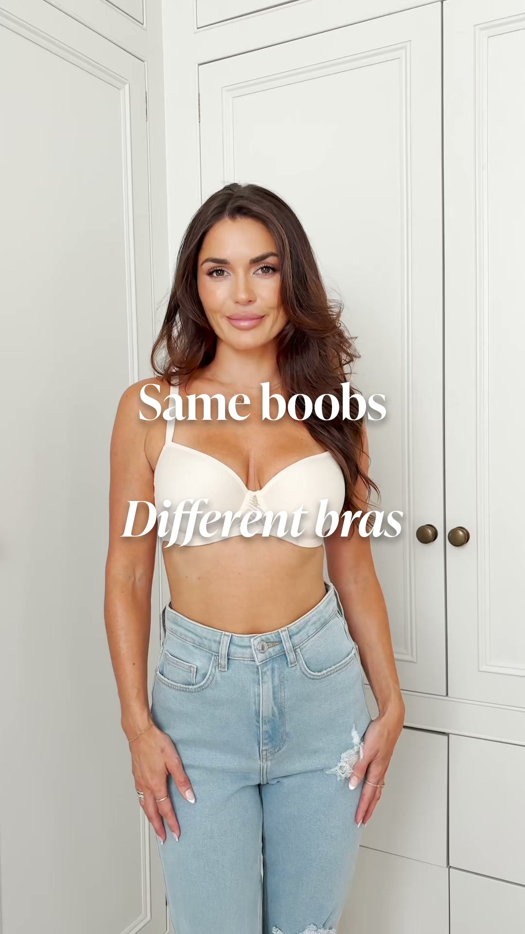 Pour Moi Facebook ad: The T-shirt Bra Effect