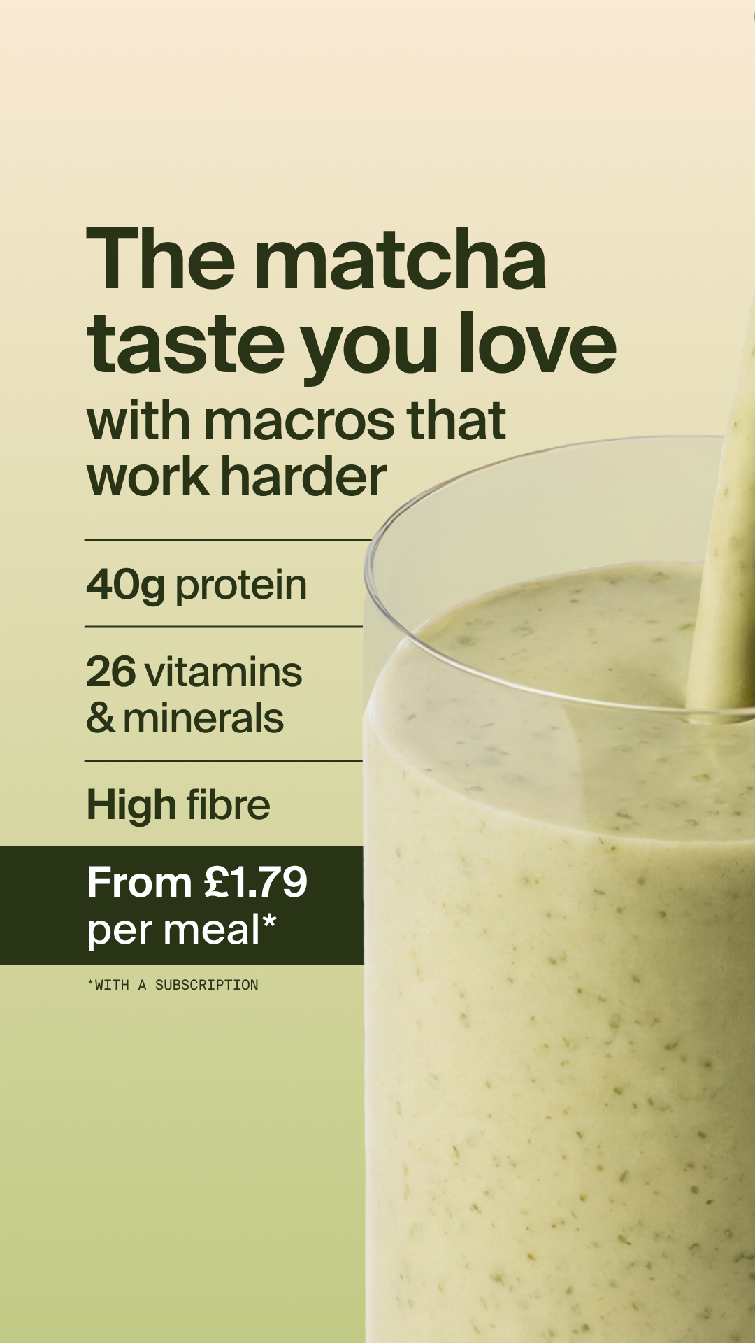 Huel Facebook ad
