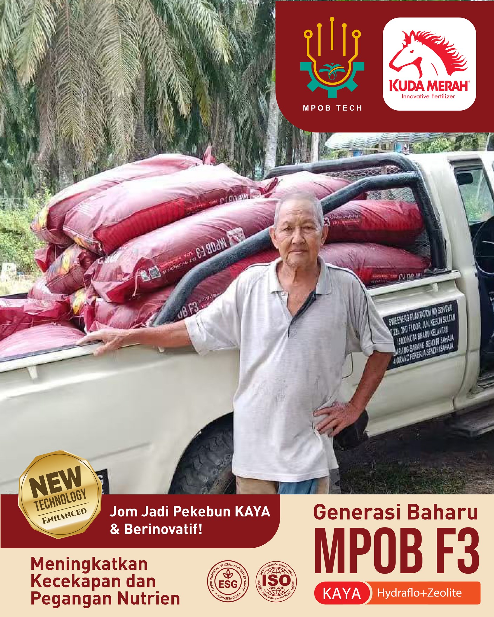 Kuda Merah Fertilizer Facebook ad: Jom Jadi Pekebun KAYA & Berinovatif!
