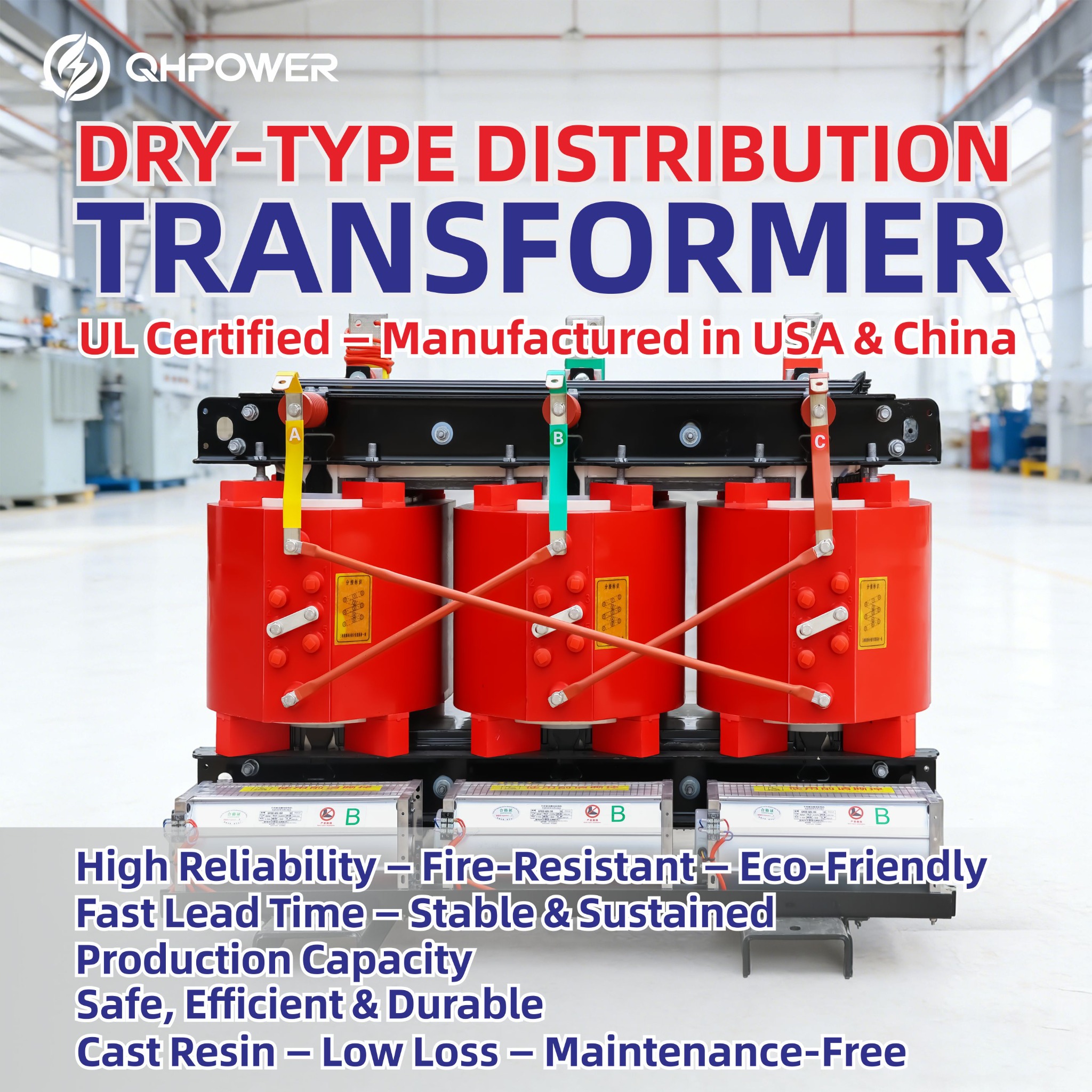 QH-Power Facebook ad: Dry-Type Distribution Transformer