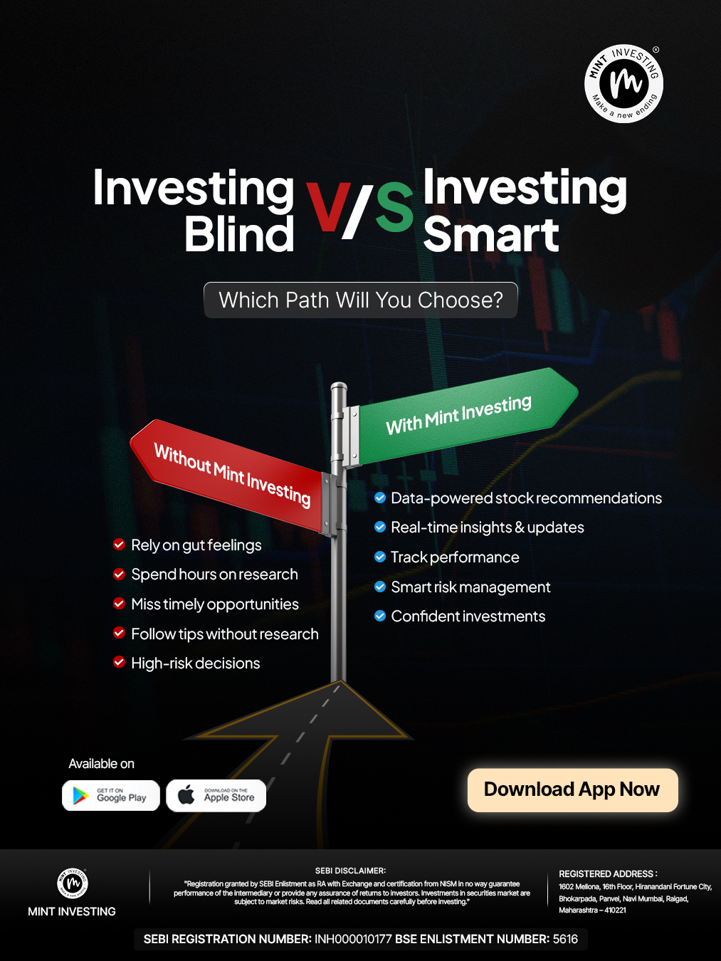 Mint Investing - Stock Market Investments and Research Facebook ad: Start with ₹29 Only | 30 Days Access