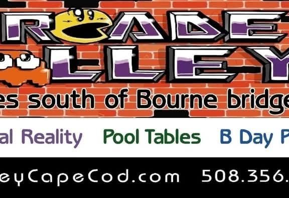 Arcade Alley Cape Cod Facebook ad: Arcade Alley is Cape Cod’s newest entertainment destination…