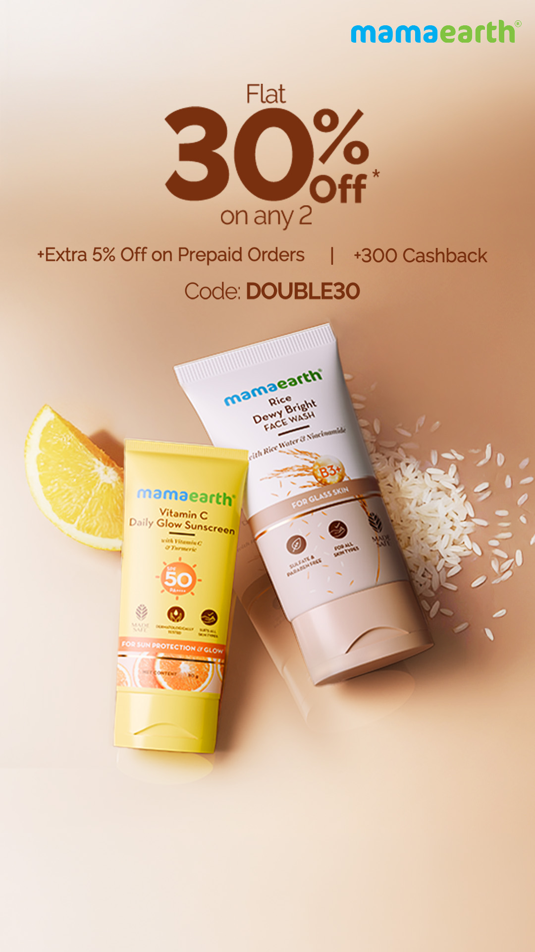 Mamaearth Facebook ad