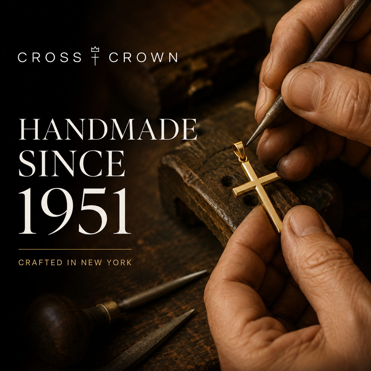 Shop Cross Crown Facebook ad: Buy It Once, Wear It Forever