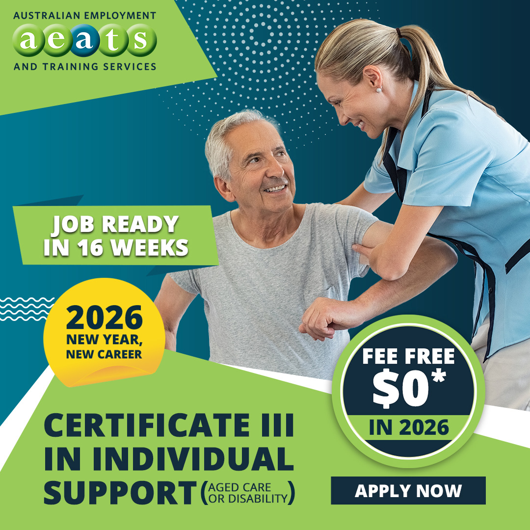 Australian Employment and Training Services - AEATS Facebook ad