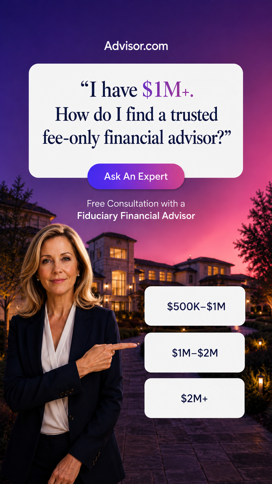 Advisor.com Facebook ad