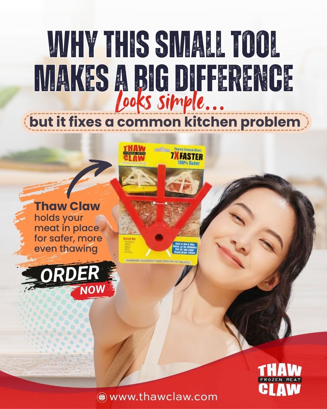 Thaw Claw Facebook ad: Thaw Claw Meat Defroster, a Kitchen Essential Tool for…
