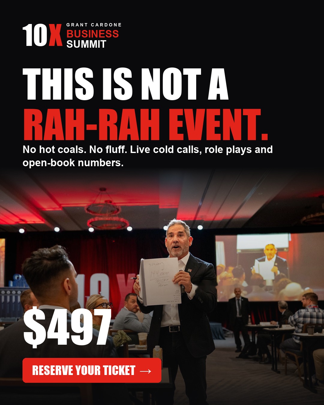 Grant Cardone Facebook ad: My $700M Exec Team Works With YOU