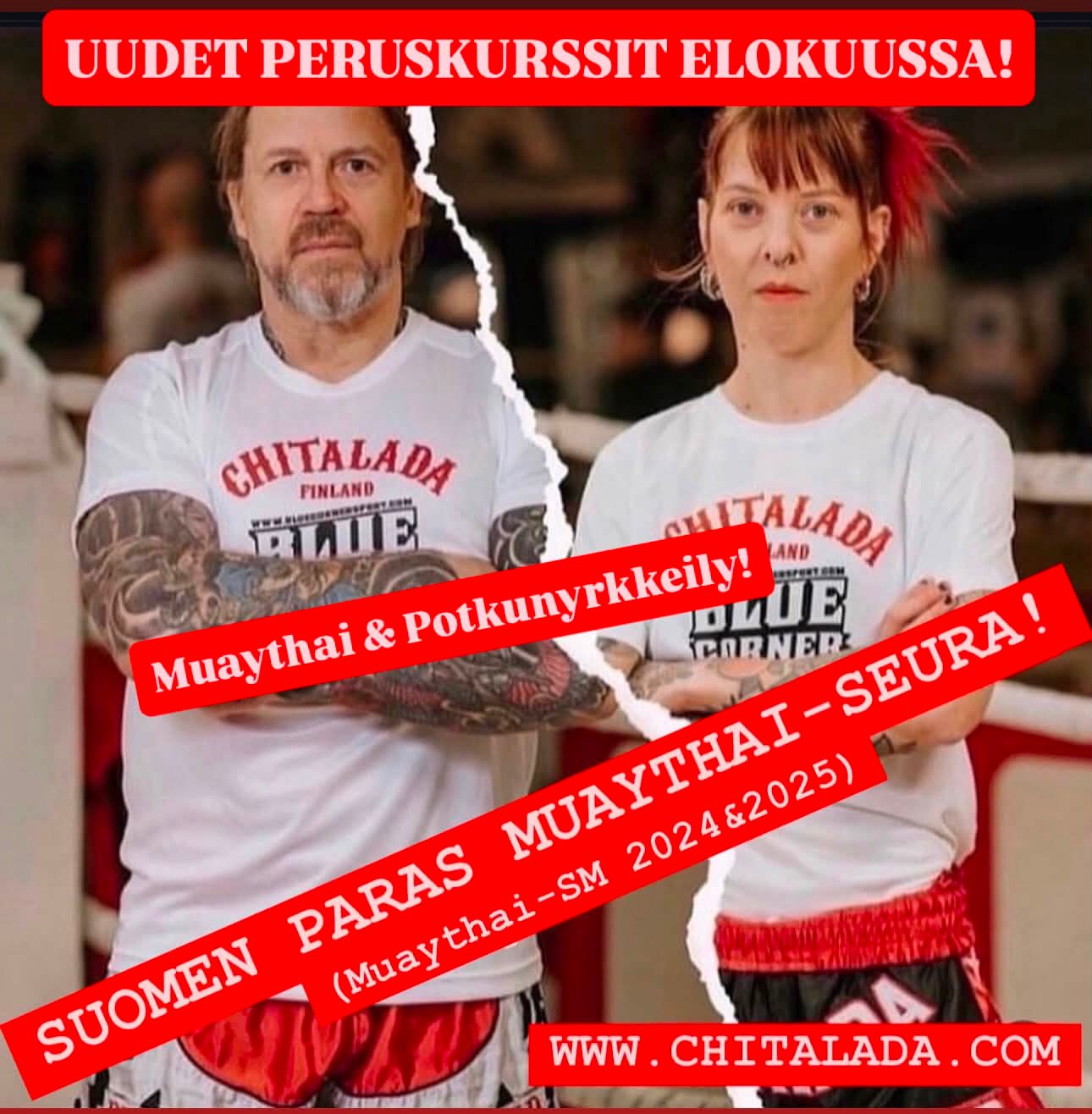 Chitalada Facebook ad: CHITALADAN UUDET PERUSKURSSIT ALKAVAT ELOKUUSSA!