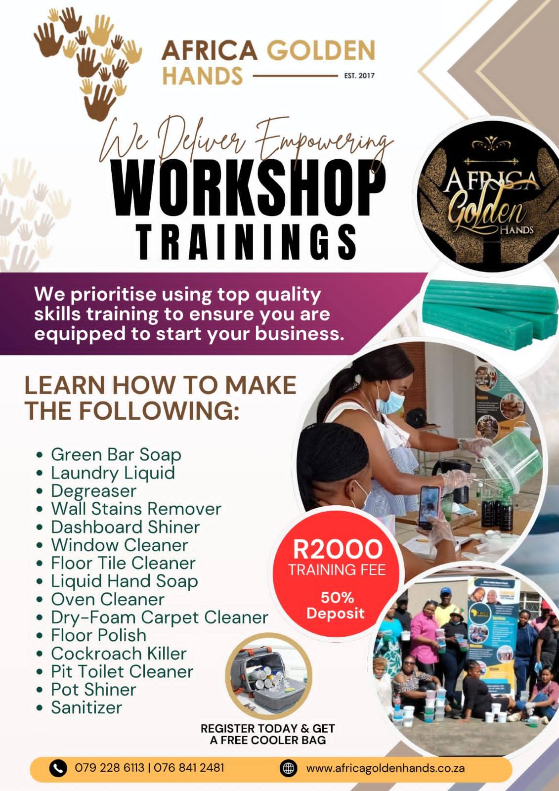 Africa Golden Hands Training & Manufacturing Facebook ad