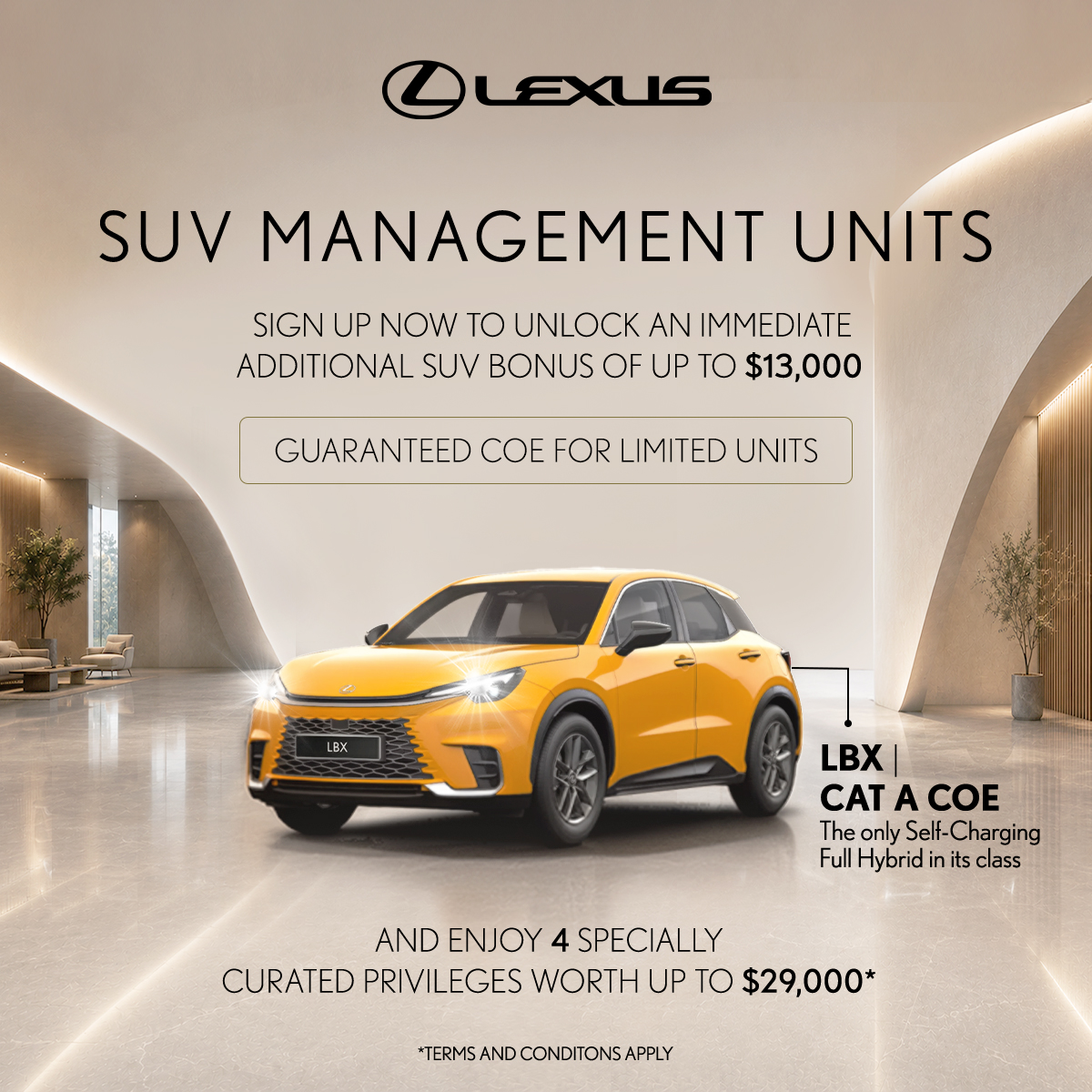 Lexus Singapore Facebook ad: Confidence that drives further