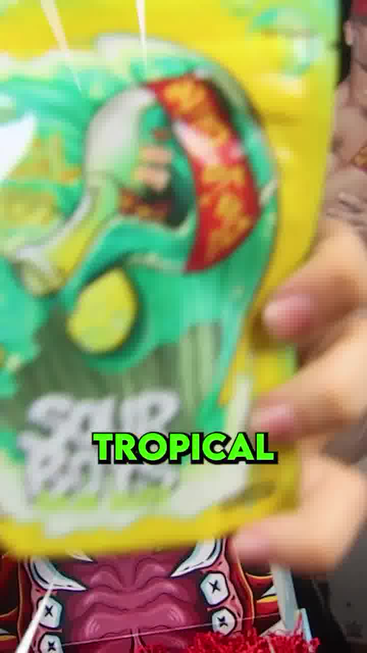 Sour Boys Facebook ad: This Month's Flavor's Is HERE-Once It’s Gone, It’s Gone!