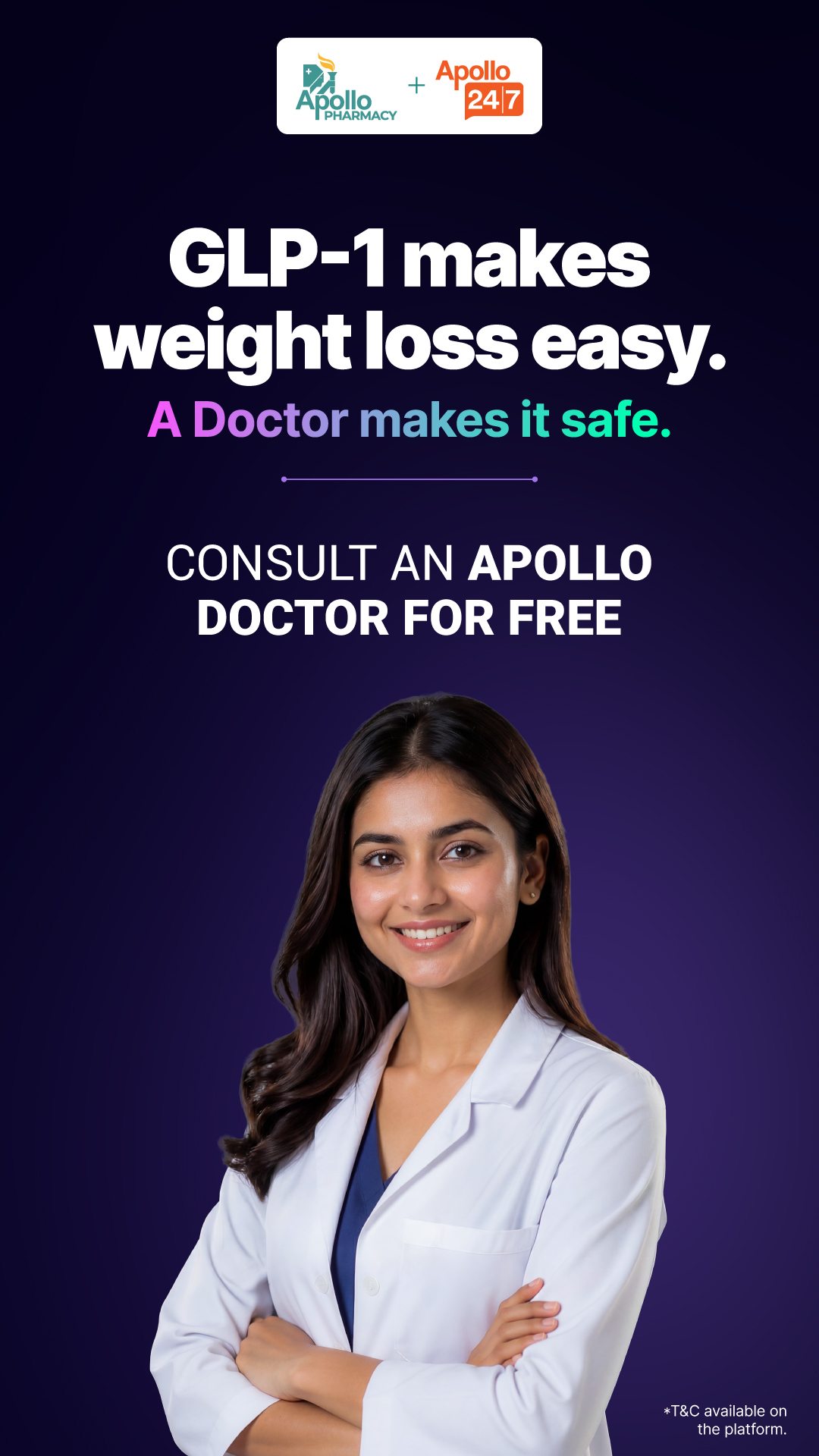 Apollo247 Facebook ad
