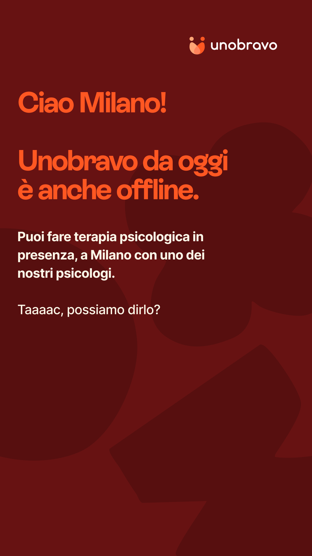 Unobravo Facebook ad